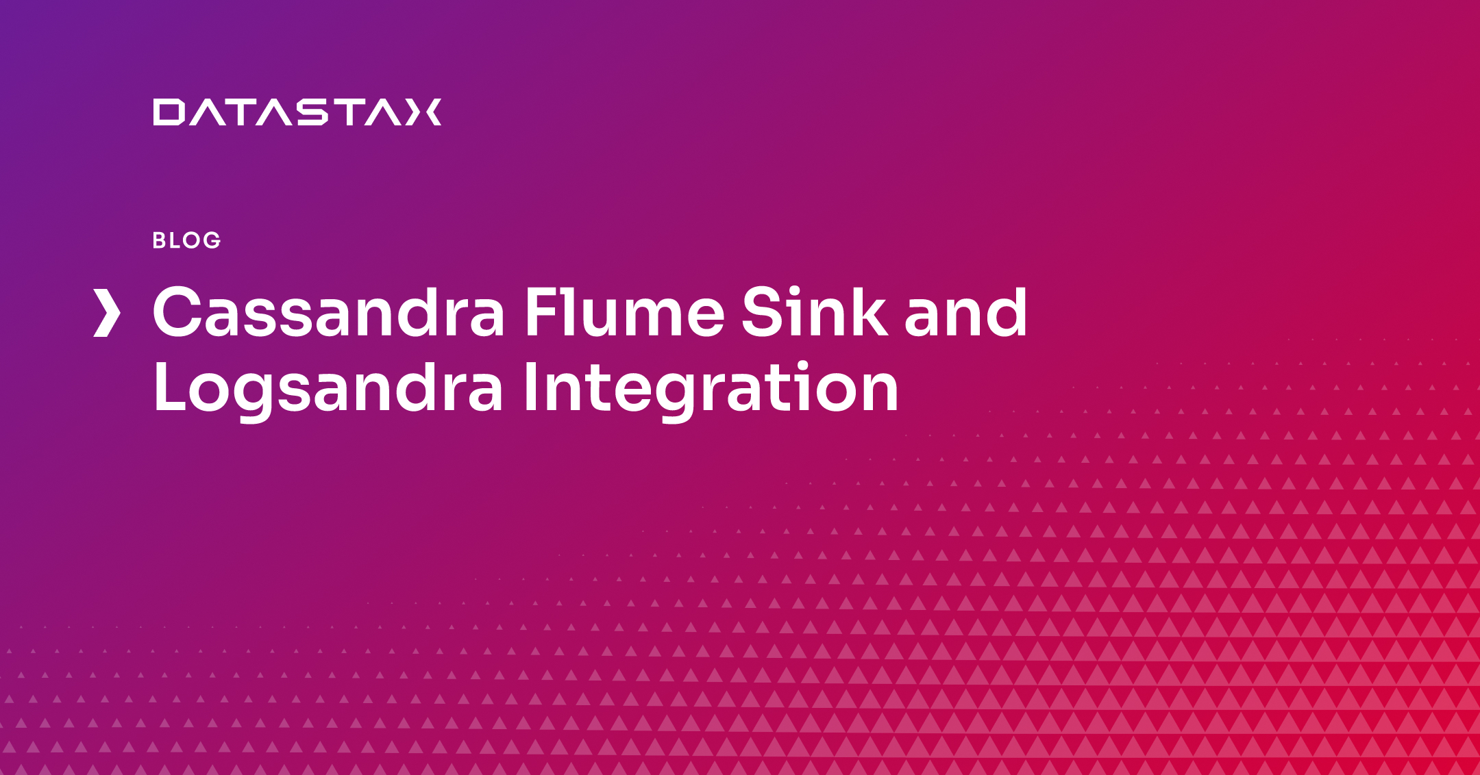 Cassandra Flume Sink and Logsandra Integration | Datastax