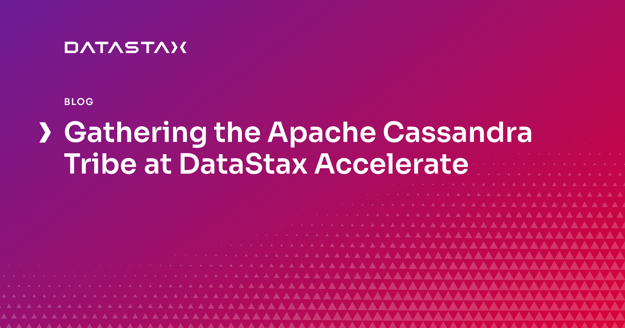 Gathering the Apache Cassandra Tribe at DataStax Accelerate | DataStax