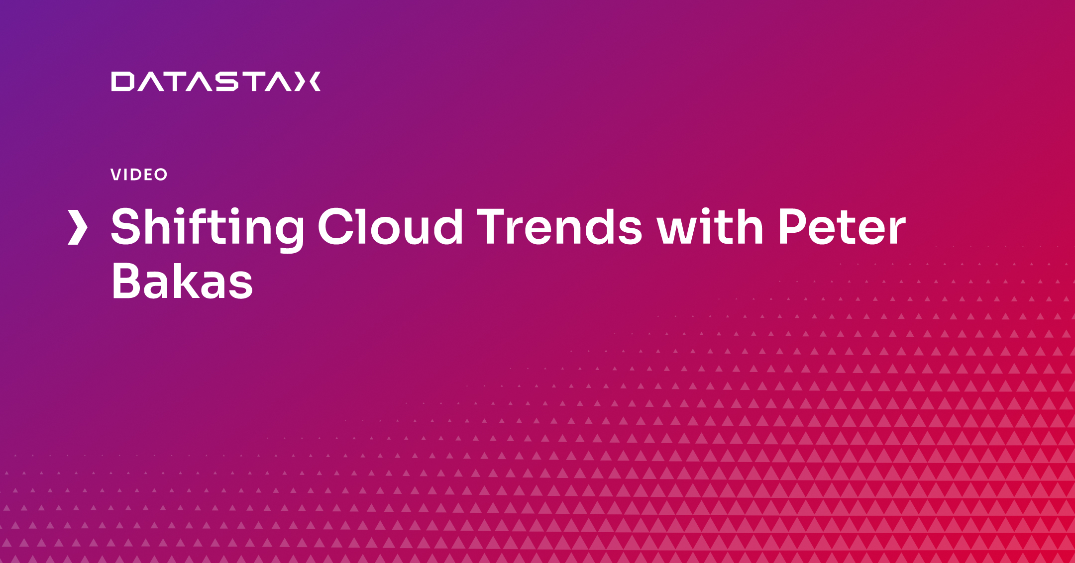 Shifting Cloud Trends with Peter Bakas