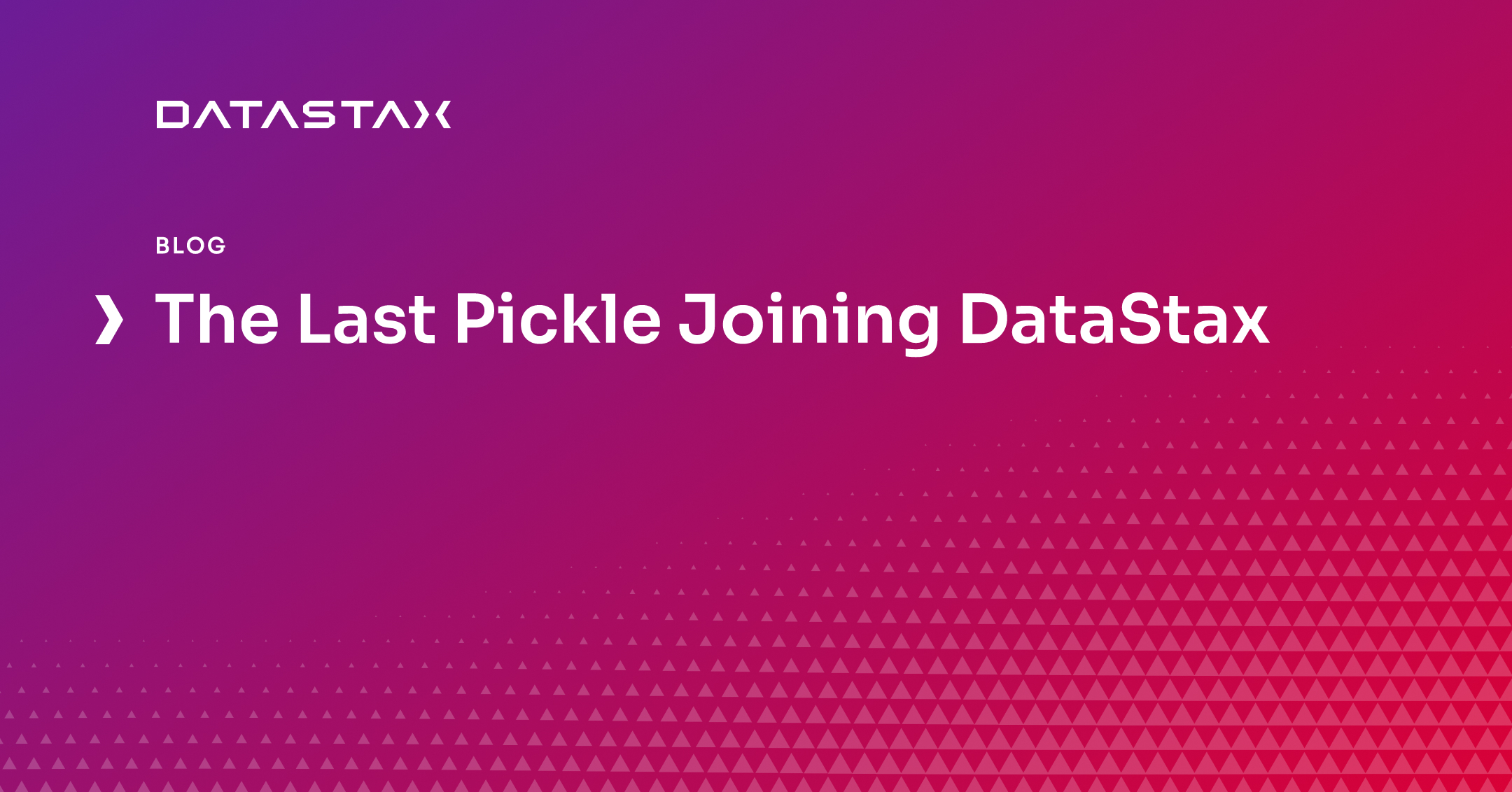 The Last Pickle Joining DataStax | Datastax