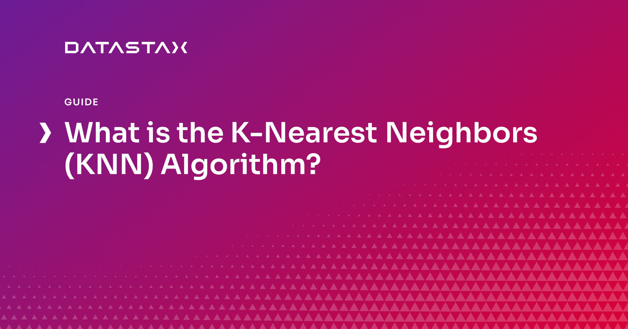 What is the K-Nearest Neighbors (KNN) Algorithm?